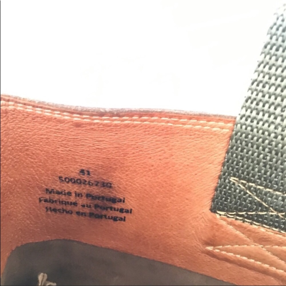 Free People Brown Slouchy Leather Heeled Boots - Picture 10 of 10